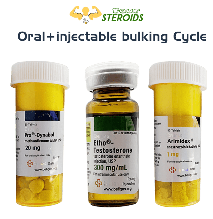 Oral+injectable bulking Cycle